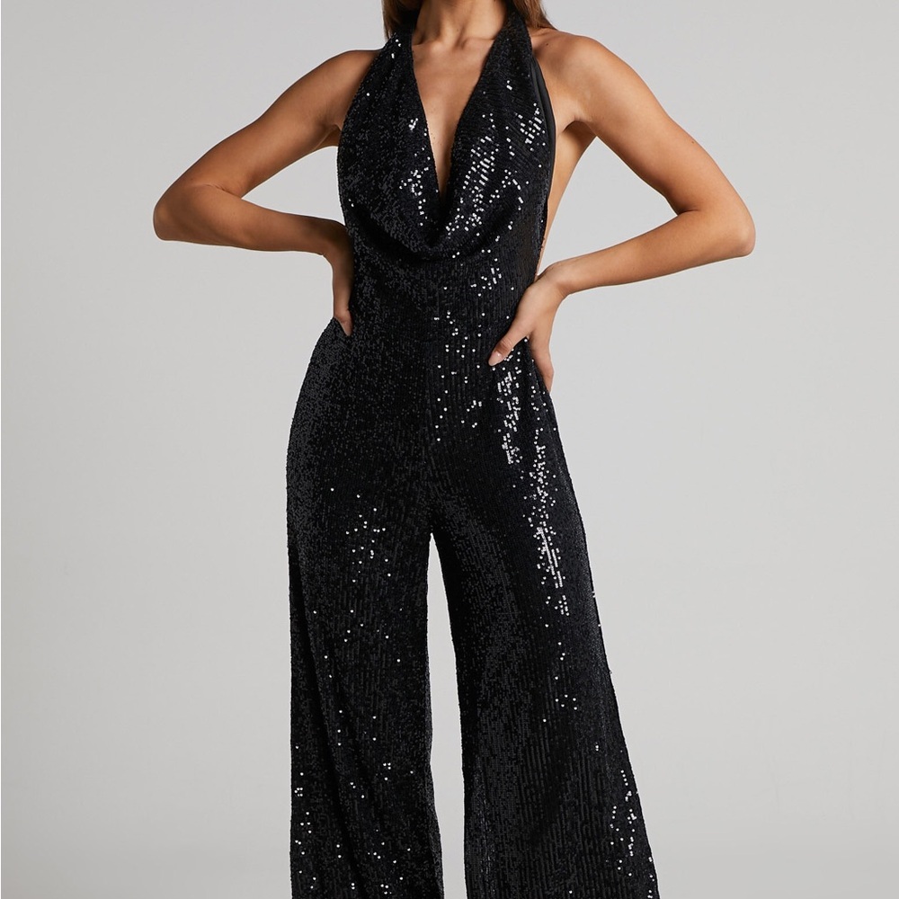Showpo Julien Sequin Jumpsuit